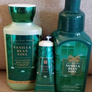 NEW Bath & Body Works VANILLA BEAN NOEL Body Lotion - Hand Soap - Hand Cream
